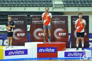 Podium Salto Senior Masculino.