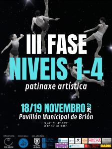 Cartel III Fase Niveles 1-4 Coruña sur