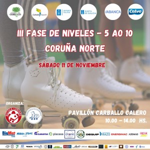 Cartel III Fase Niveles 5-10 Coruña Norte