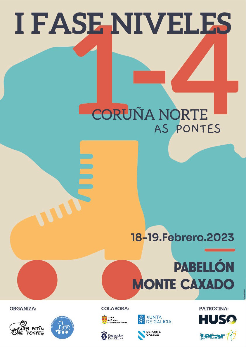 Cartel I Fase Niveles 1-4 Coruña Norte
