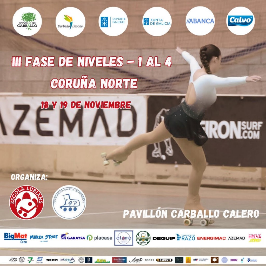 Cartel III Fase Niveles 1-4 Coruña Norte
