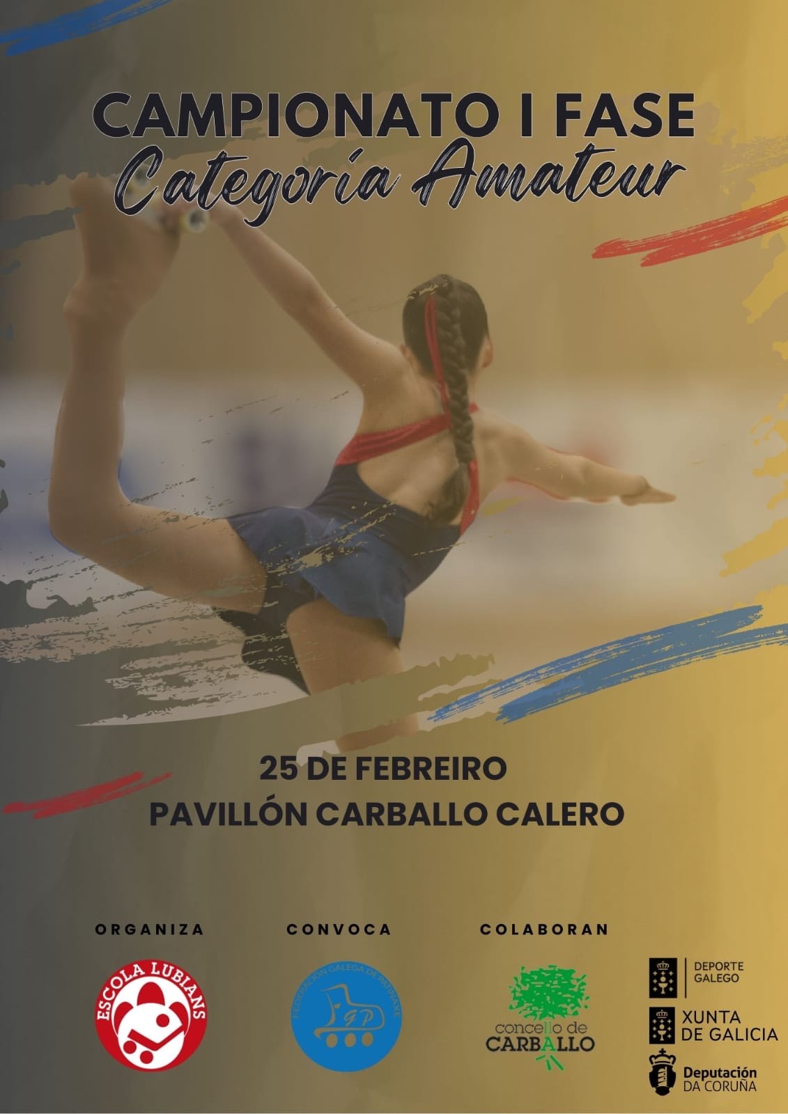 Cartel I Fase Amateur Coruña