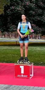 oro de Andrea Boedo en 100m del Campeonato de España de Circuito 2024