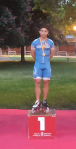 oro de Chevi en 100m Campeonato España Circuito 2024