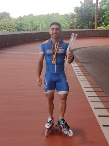 oro de Chevi en CAmpeoanto de España de Pista