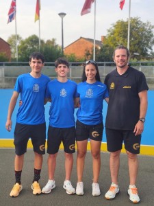 Manu Taibo, Raúl Couto e Andrea Boedo