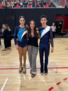 Alba González e Lois Rivas (cadetes) 