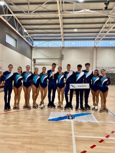 Patinadores/as galegos/as das categorías Junior e Sénior